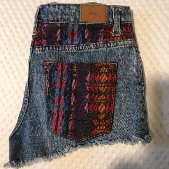 Boho high rise shorts - Picture 1 of 5